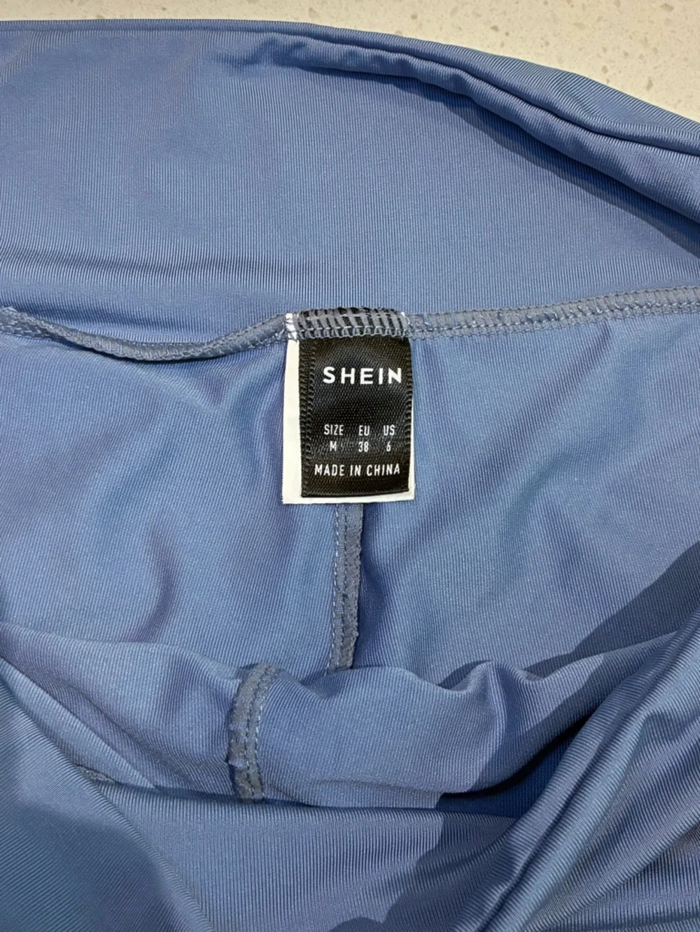 Shein | Tennis Wideband Waist Active Skort w/ Phone Pockets in Dusty Blue Medium